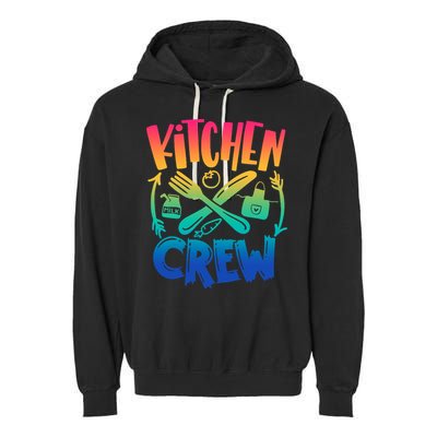 Team Field Day 2022 Back To School Kitchen Crew Garment-Dyed Fleece Hoodie