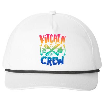 Team Field Day 2022 Back To School Kitchen Crew Snapback Five-Panel Rope Hat