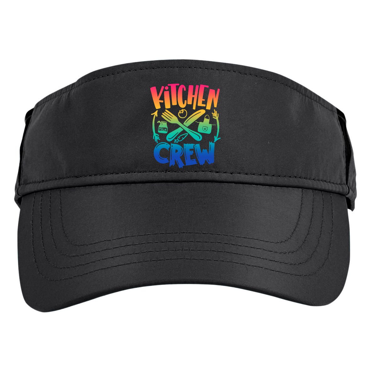 Team Field Day 2022 Back To School Kitchen Crew Adult Drive Performance Visor