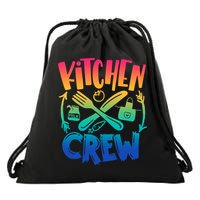 Team Field Day 2022 Back To School Kitchen Crew Drawstring Bag