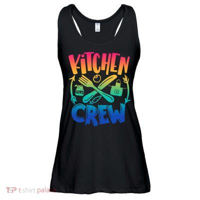 Team Field Day 2022 Back To School Kitchen Crew Ladies Essential Flowy Tank