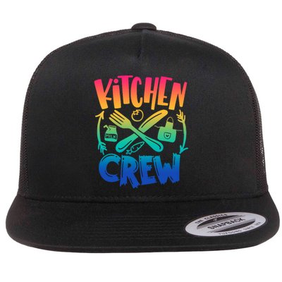 Team Field Day 2022 Back To School Kitchen Crew Flat Bill Trucker Hat