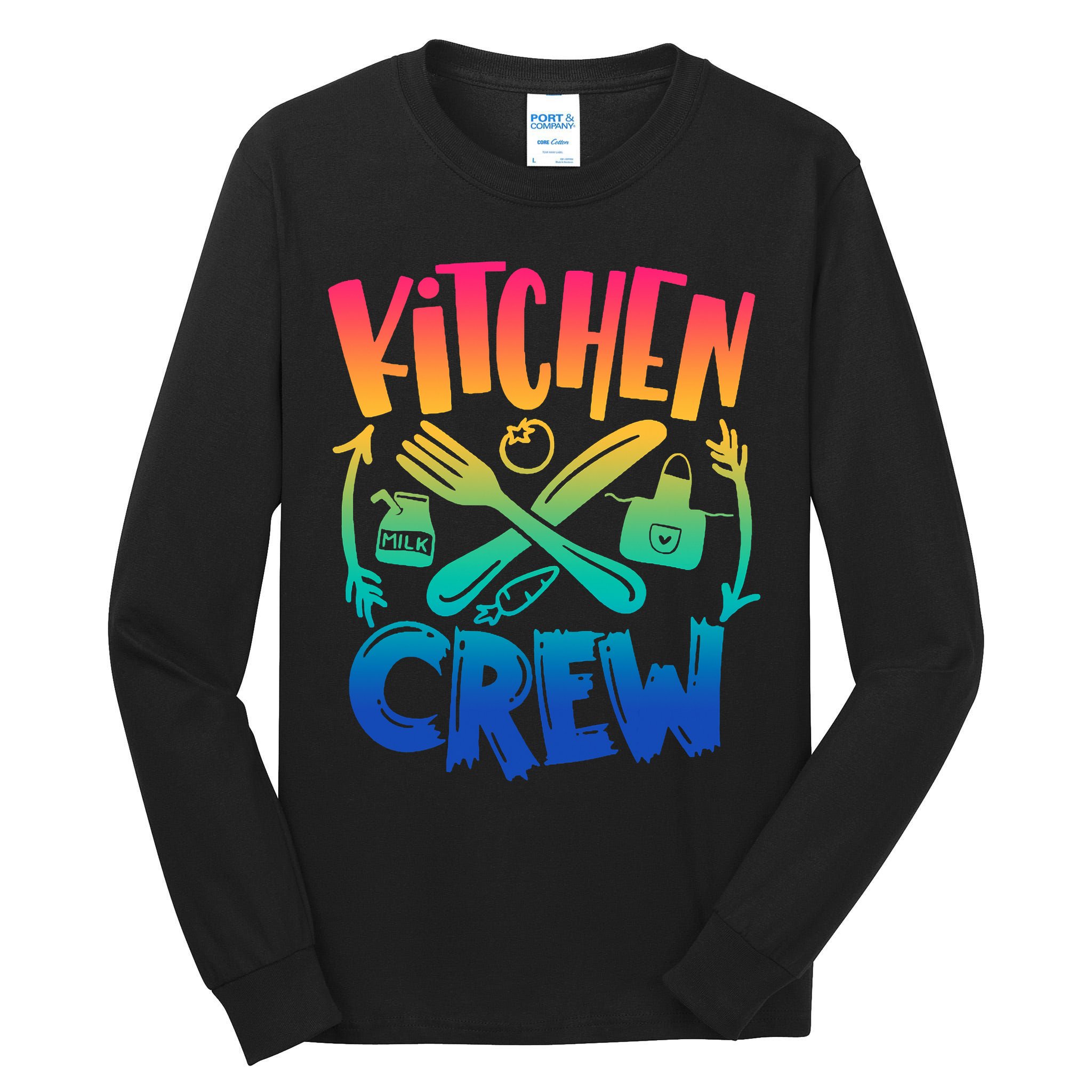 Team Field Day 2022 Back To School Kitchen Crew Tall Long Sleeve T-Shirt