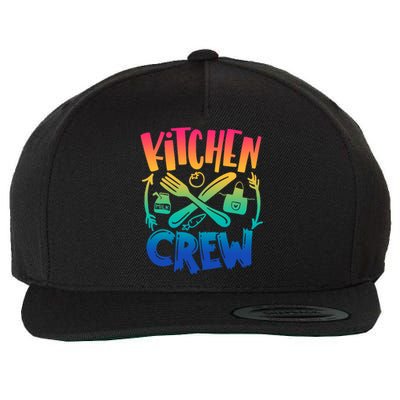 Team Field Day 2022 Back To School Kitchen Crew Wool Snapback Cap