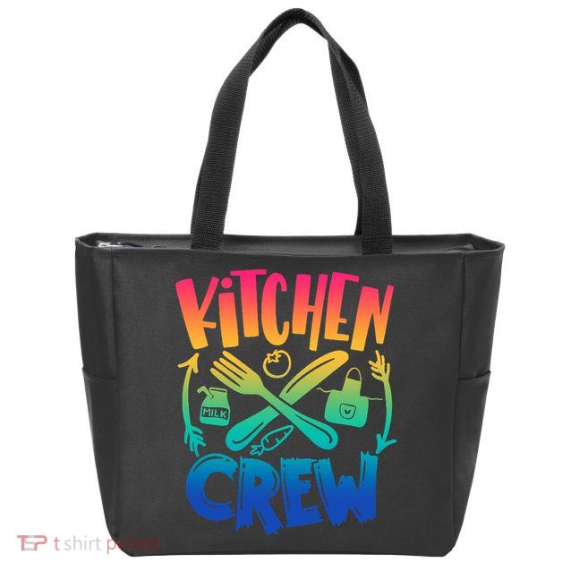 Team Field Day 2022 Back To School Kitchen Crew Zip Tote Bag