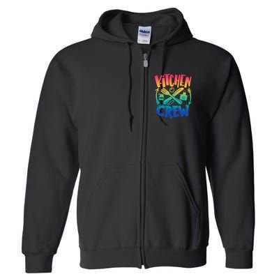 Team Field Day 2022 Back To School Kitchen Crew Full Zip Hoodie