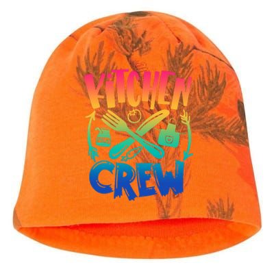 Team Field Day 2022 Back To School Kitchen Crew Kati - Camo Knit Beanie