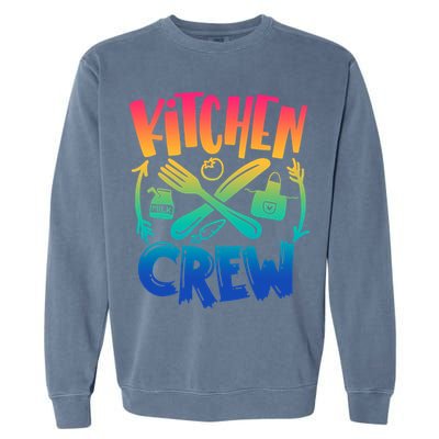 Team Field Day 2022 Back To School Kitchen Crew Garment-Dyed Sweatshirt