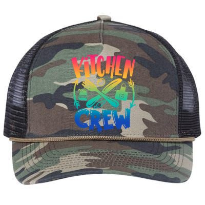 Team Field Day 2022 Back To School Kitchen Crew Retro Rope Trucker Hat Cap