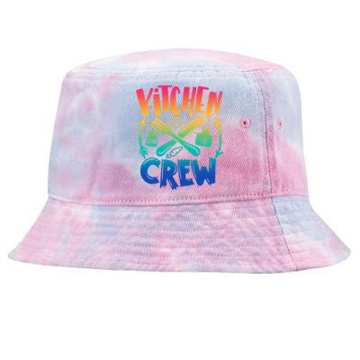 Team Field Day 2022 Back To School Kitchen Crew Tie-Dyed Bucket Hat