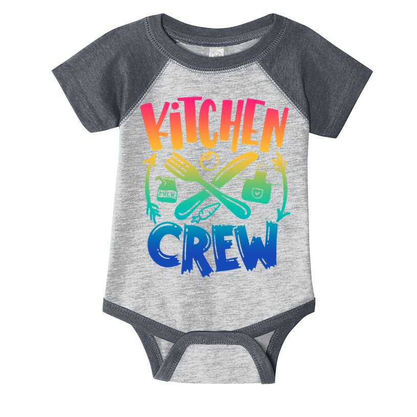 Team Field Day 2022 Back To School Kitchen Crew Infant Baby Jersey Bodysuit