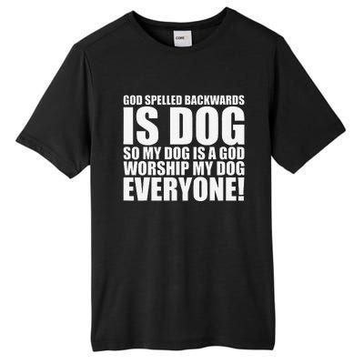 Theology Funny Dog Tall Fusion ChromaSoft Performance T-Shirt