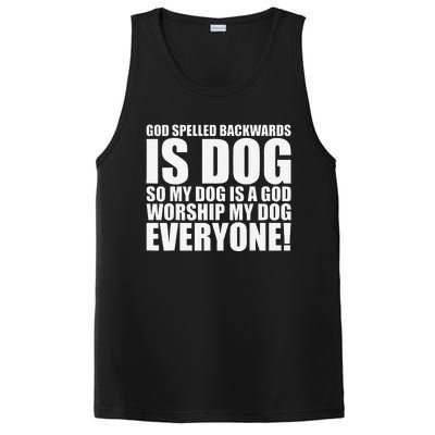 Theology Funny Dog PosiCharge Competitor Tank