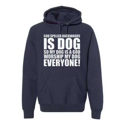 Theology Funny Dog Premium Hoodie