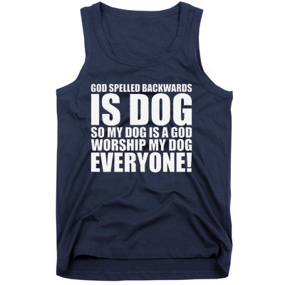 Theology Funny Dog Tank Top