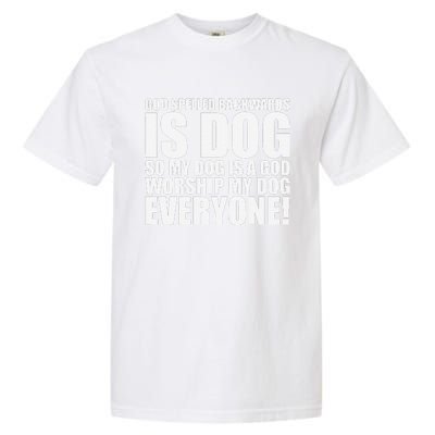 Theology Funny Dog Garment-Dyed Heavyweight T-Shirt