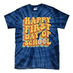 Teacher First Day School Back to School Pre-K Kindergarten V-Neck Tie-Dye T-Shirt