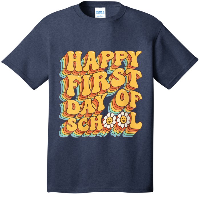 Teacher First Day School Back to School Pre-K Kindergarten V-Neck T-Shirt