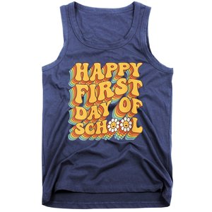 Teacher First Day School Back to School Pre-K Kindergarten V-Neck Tank Top