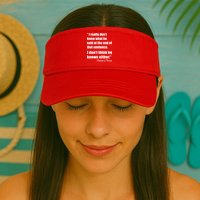 Trump Funny Dont Know What He Said At The End Of That Sentence Visor
