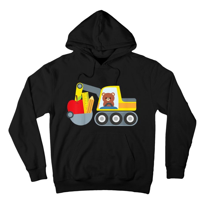 Truck First Day Of School 1st Day Of Preschool Hoodie