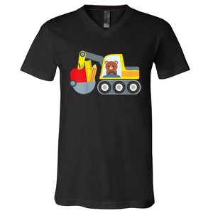 Truck First Day Of School 1st Day Of Preschool V-Neck T-Shirt