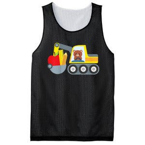 Truck First Day Of School 1st Day Of Preschool Mesh Reversible Basketball Jersey Tank