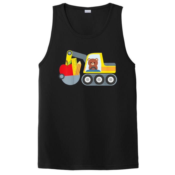 Truck First Day Of School 1st Day Of Preschool PosiCharge Competitor Tank