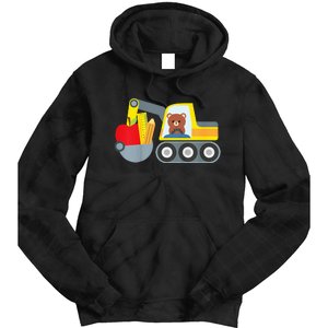 Truck First Day Of School 1st Day Of Preschool Tie Dye Hoodie