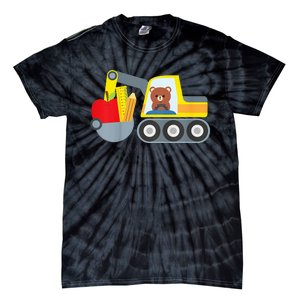 Truck First Day Of School 1st Day Of Preschool Tie-Dye T-Shirt