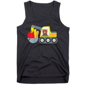 Truck First Day Of School 1st Day Of Preschool Tank Top