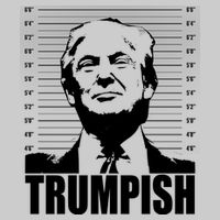 Trumpish Funny Donald Trump Mugshot Tie-Dye T-Shirt