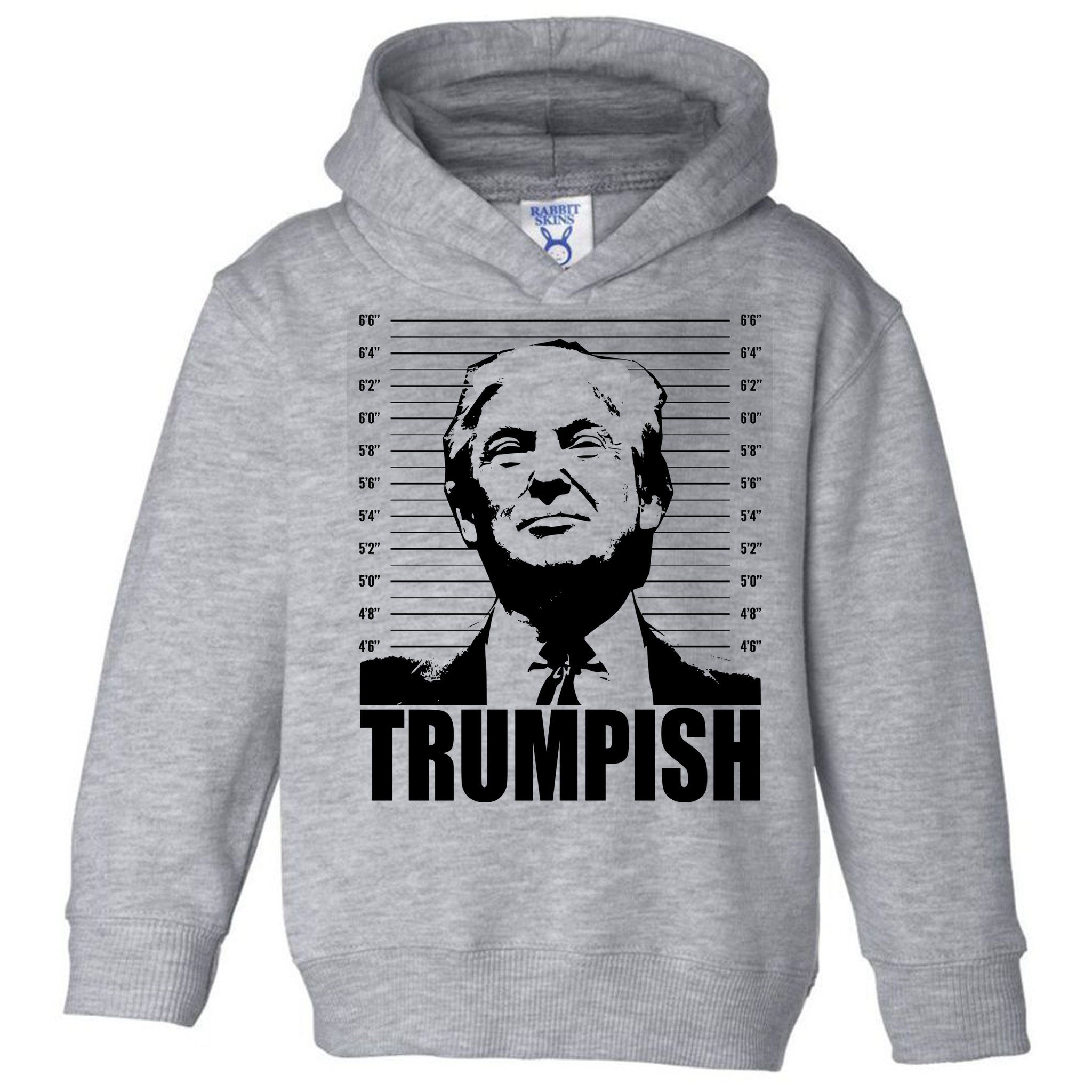 Trumpish Funny Donald Trump Mugshot Toddler Hoodie