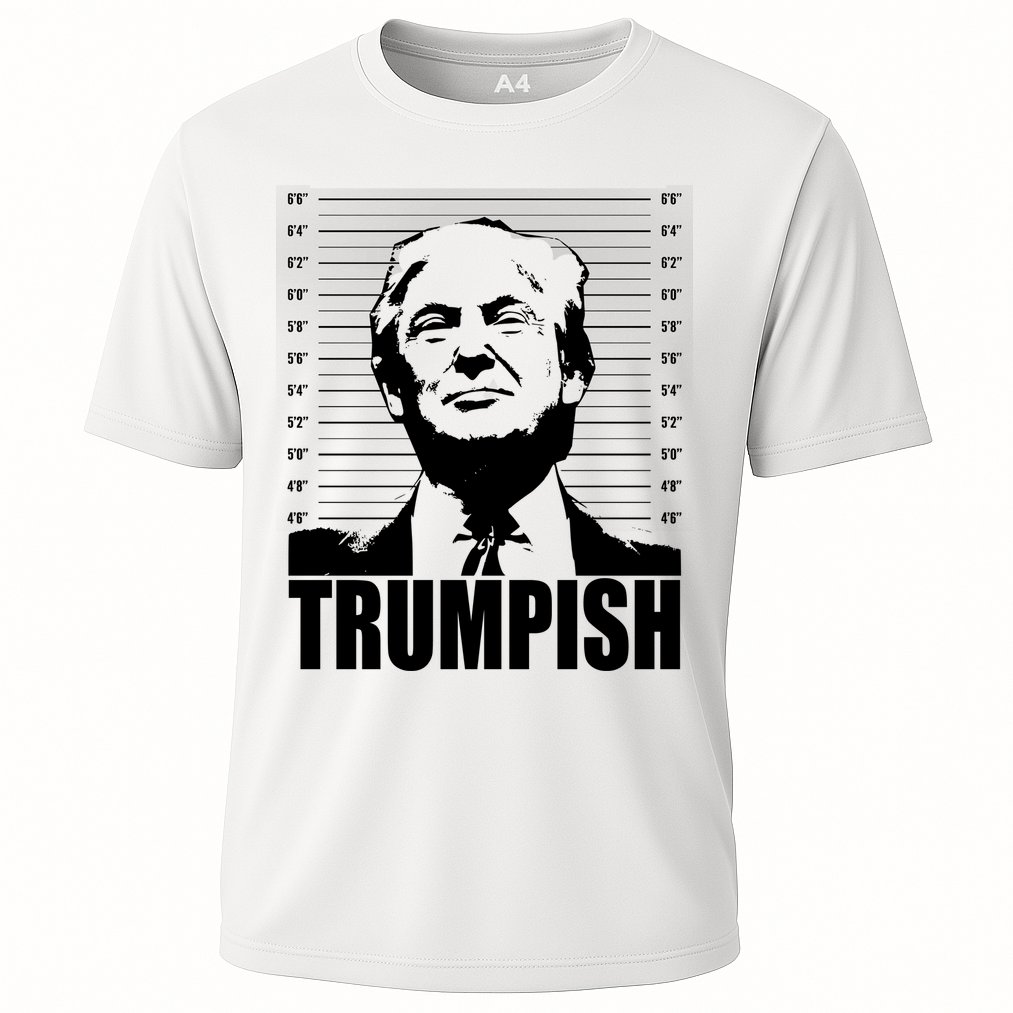 Trumpish Funny Donald Trump Mugshot Cooling Performance Crew T-Shirt
