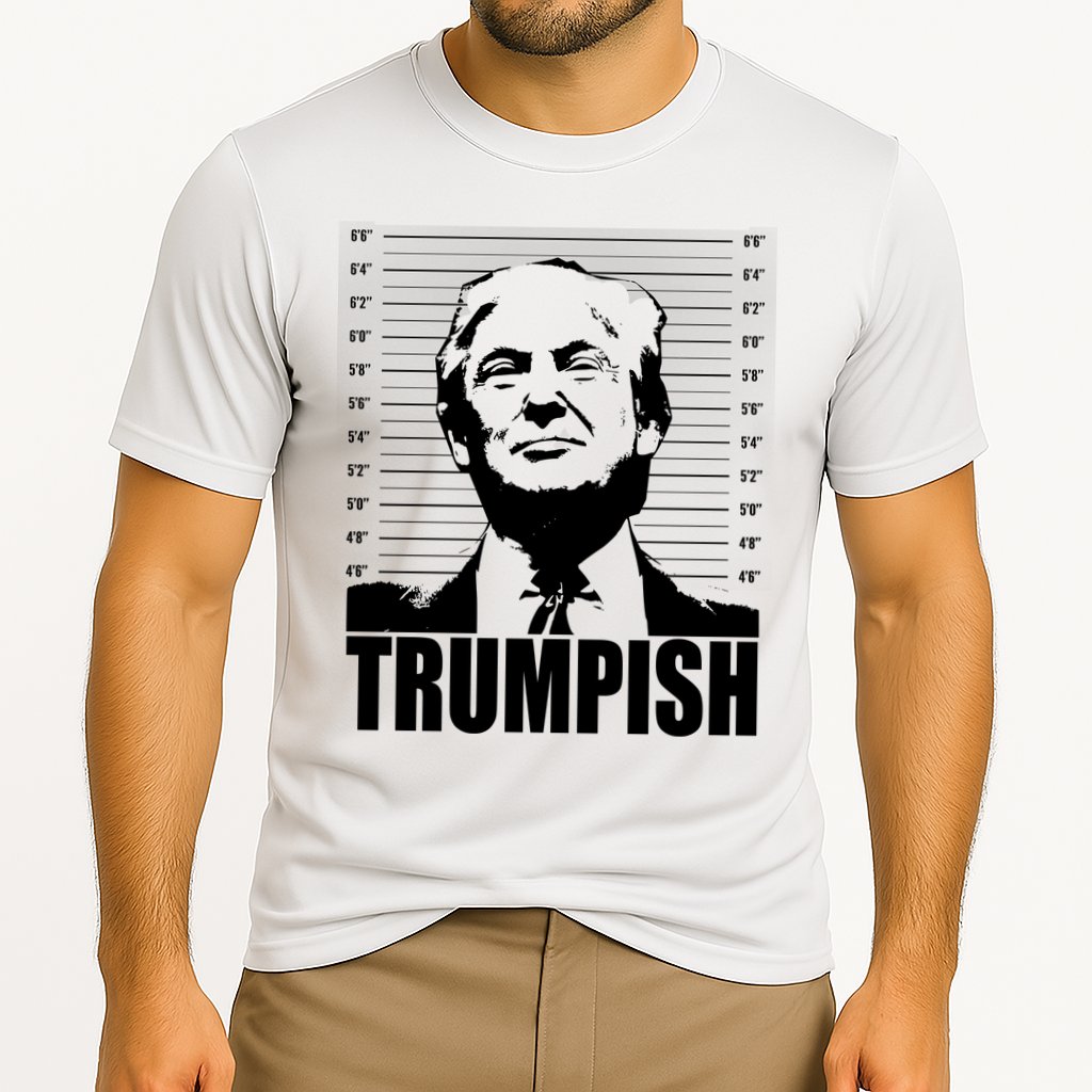 Trumpish Funny Donald Trump Mugshot Cooling Performance Crew T-Shirt