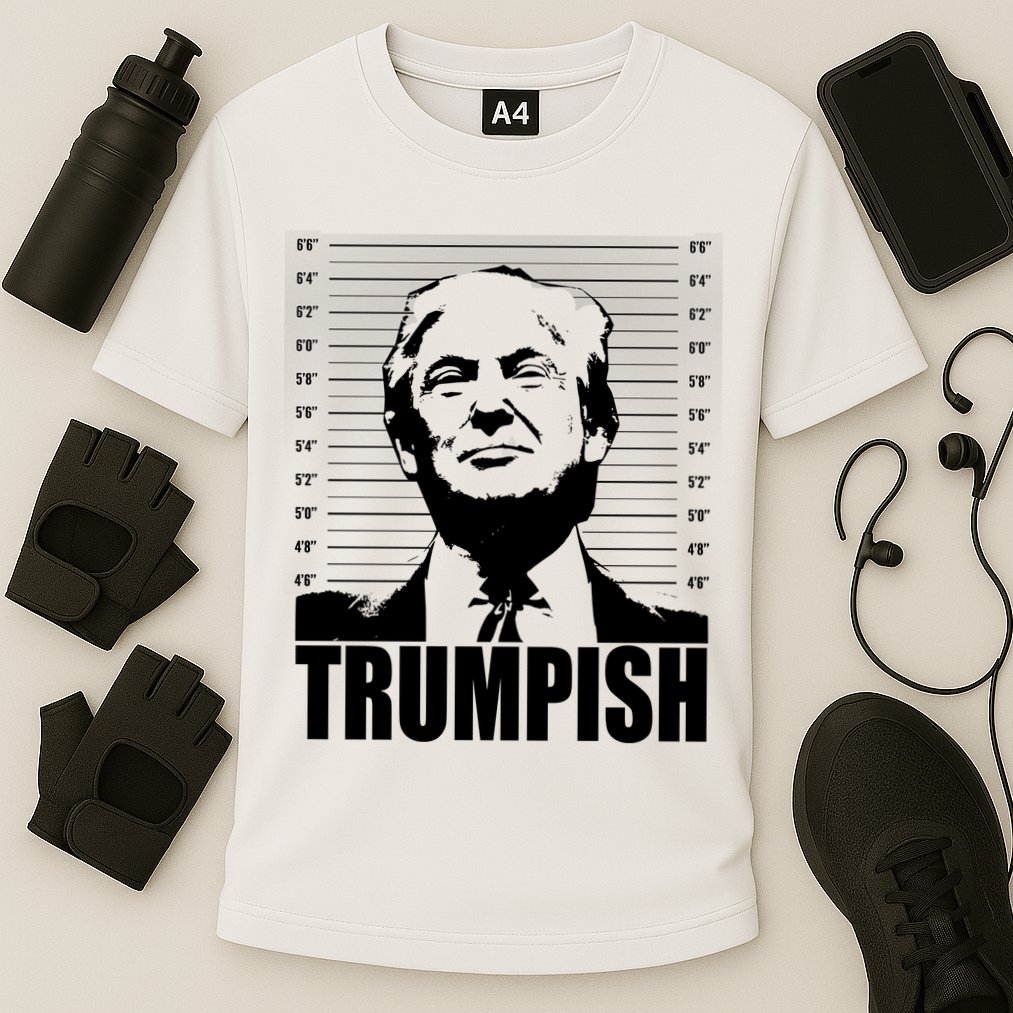 Trumpish Funny Donald Trump Mugshot Cooling Performance Crew T-Shirt