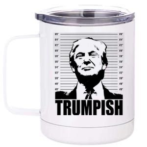 Trumpish Funny Donald Trump Mugshot 12 oz Stainless Steel Tumbler Cup