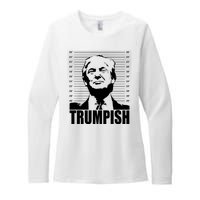 Trumpish Funny Donald Trump Mugshot Womens CVC Long Sleeve Shirt