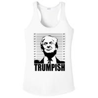 Trumpish Funny Donald Trump Mugshot Ladies PosiCharge Competitor Racerback Tank