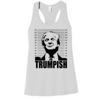 Trumpish Funny Donald Trump Mugshot Women's Racerback Tank