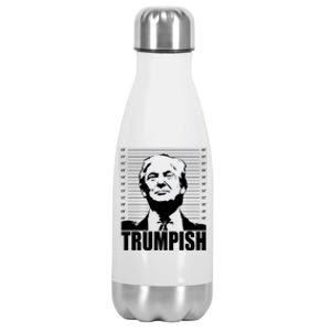 Trumpish Funny Donald Trump Mugshot Stainless Steel Insulated Water Bottle