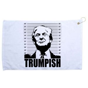 Trumpish Funny Donald Trump Mugshot Grommeted Golf Towel