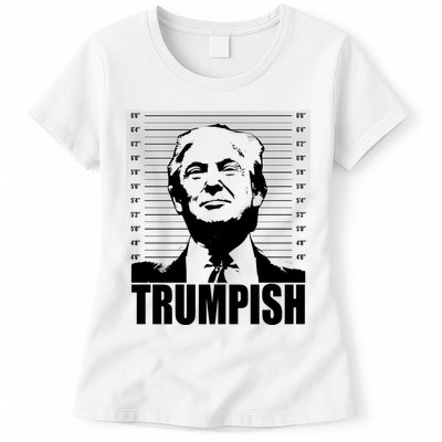 Trumpish Funny Donald Trump Mugshot Womens T-Shirt
