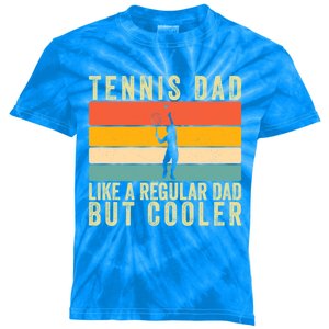 Tennis Father Design Father Day Tennis Dad Gift Kids Tie-Dye T-Shirt