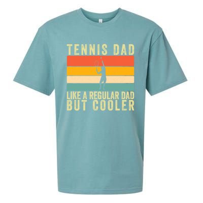 Tennis Father Design Father Day Tennis Dad Gift Sueded Cloud Jersey T-Shirt