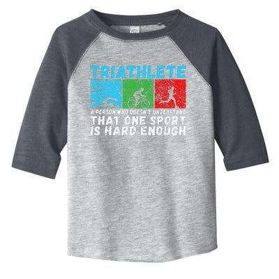 Triathlete Funny Definition Triathlon Toddler Fine Jersey T-Shirt