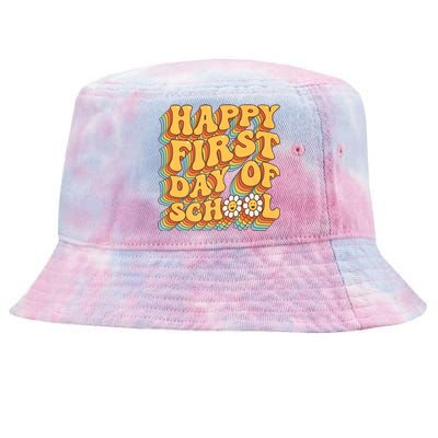 Teacher First Day School Back To School PreK Kindergarten Tie-Dyed Bucket Hat