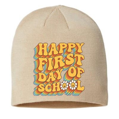 Teacher First Day School Back To School PreK Kindergarten Sustainable Beanie