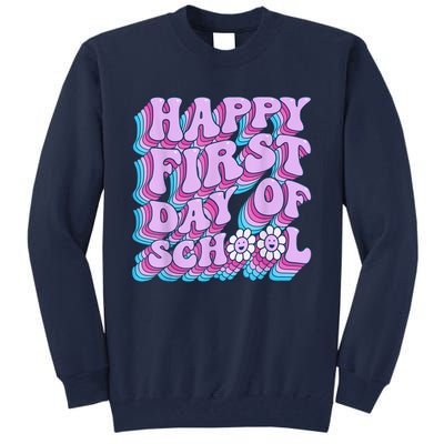 Teacher First Day School Back To School PreK Kindergarten Tall Sweatshirt