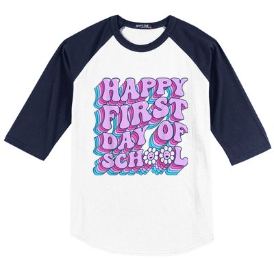 Teacher First Day School Back To School PreK Kindergarten Baseball Sleeve Shirt